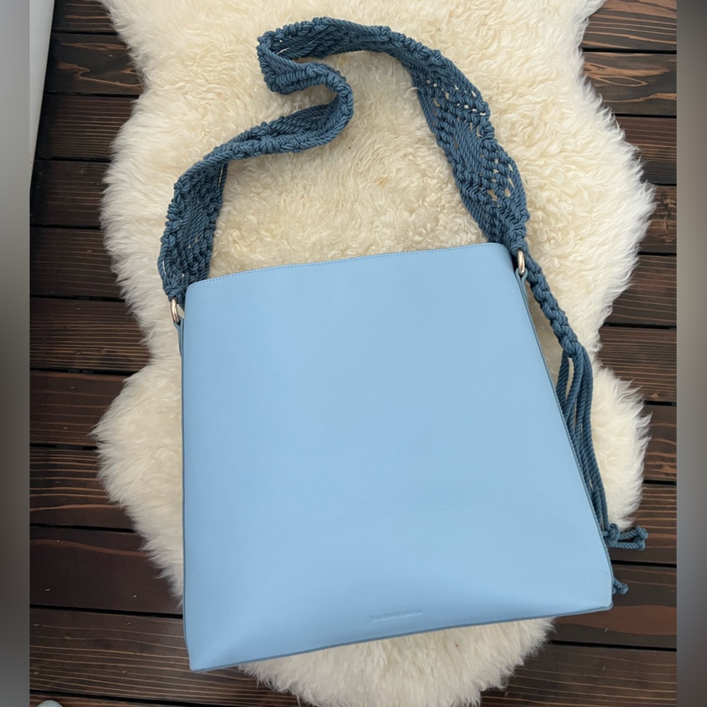 NWOT Jonathan Simkhai Britt leather/macrame bag